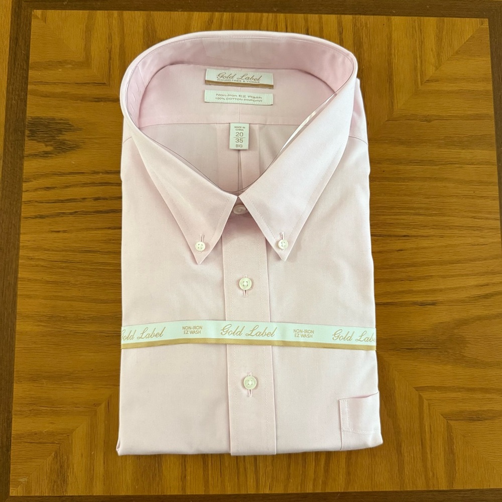 Roundtree & Yorke Light Pink Dress Shirt
